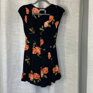 Urban Outfitters Floral Romper
